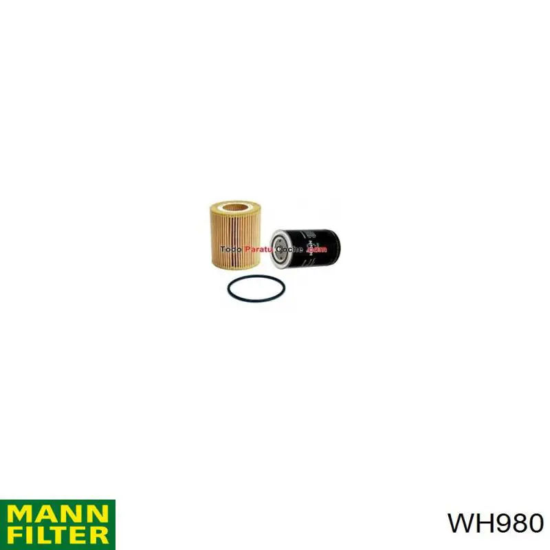 Купить WH980 Mann-Filter Фильтр гидравлический