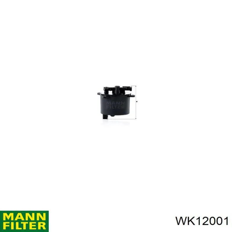 Фильтр тонкой очистки топлива Mann-Filter WK12001 цена, от 33.07 USD