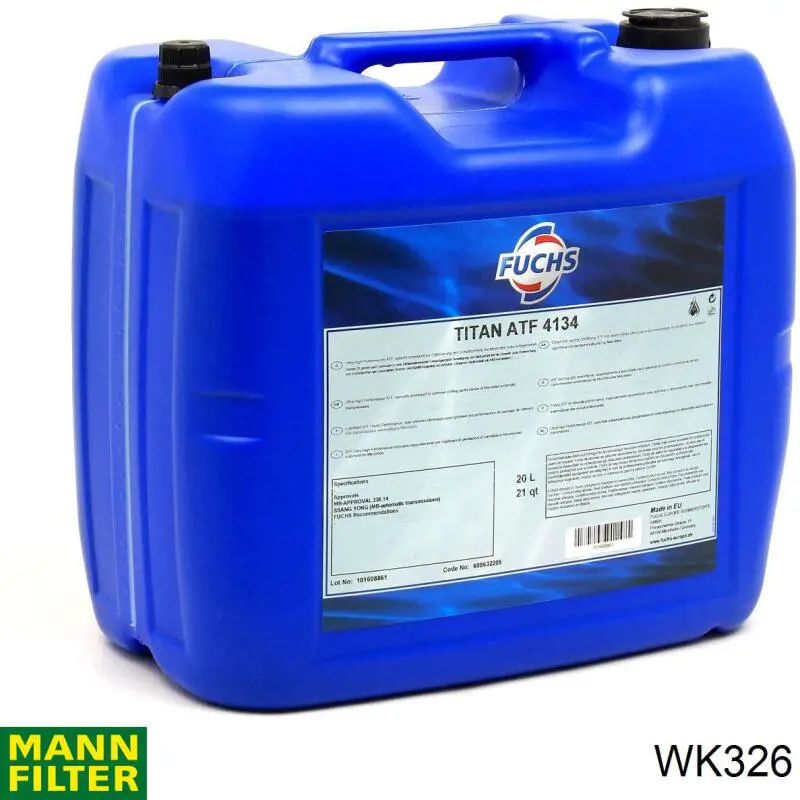 Фильтр воздушный компрессора подкачки (амортизаторов) Mann-Filter WK326