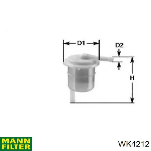 WK4212 Mann-Filter топливный фильтр