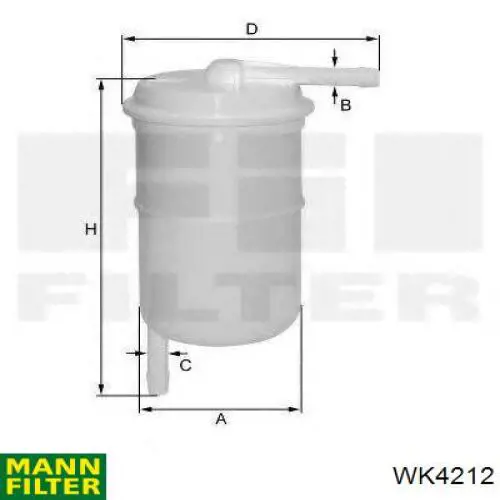 Фильтр топливный Mann-Filter WK4212