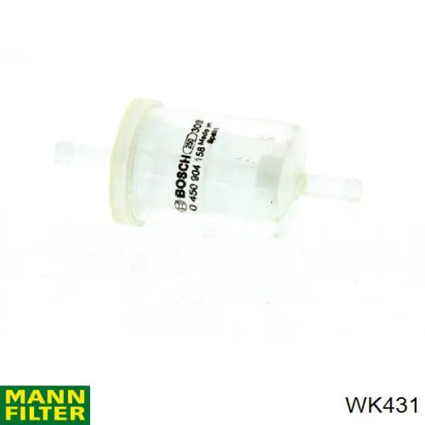 Фильтр тонкой очистки топлива Mann-Filter WK431 цена, от 1.63 USD
