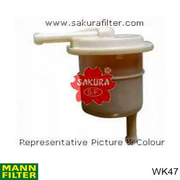 WK47 Mann-Filter топливный фильтр