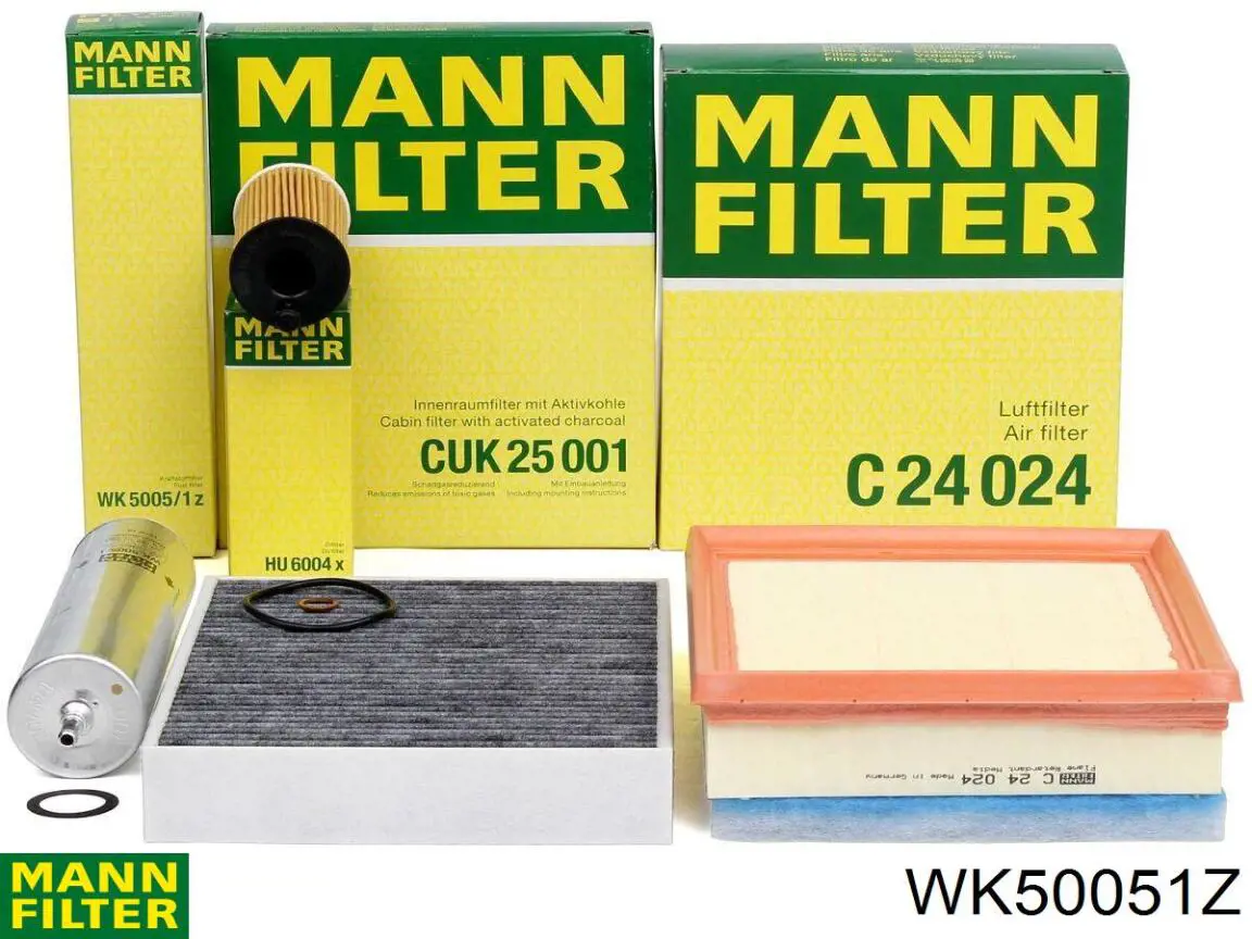Filtro combustible WK50051Z Mann-Filter