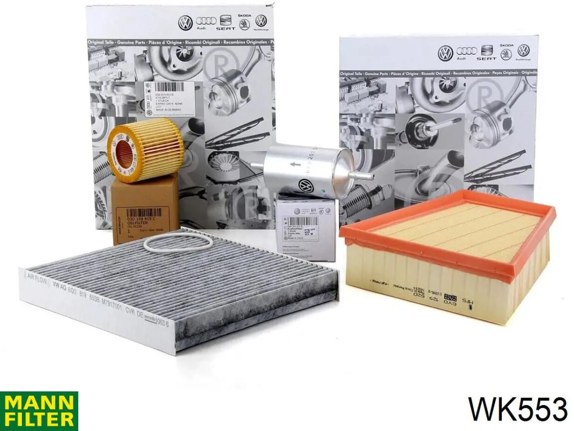 Фильтр тонкой очистки топлива Mann-Filter WK553 цена, от 7.75 USD
