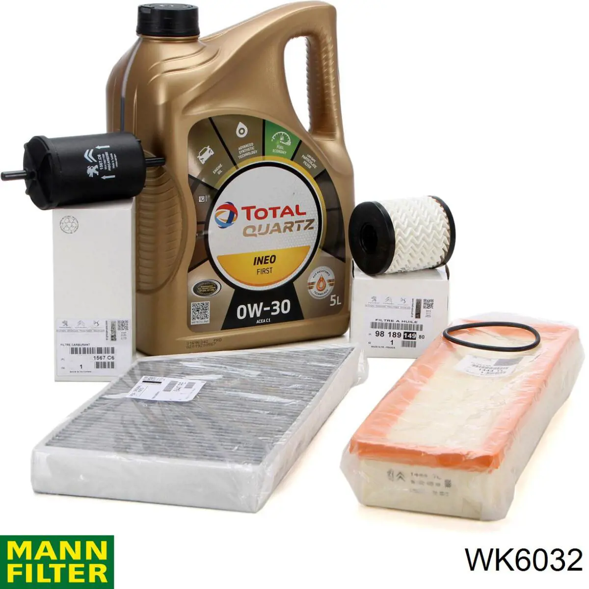 Фильтр тонкой очистки топлива Mann-Filter WK6032 цена, от 6.90 USD