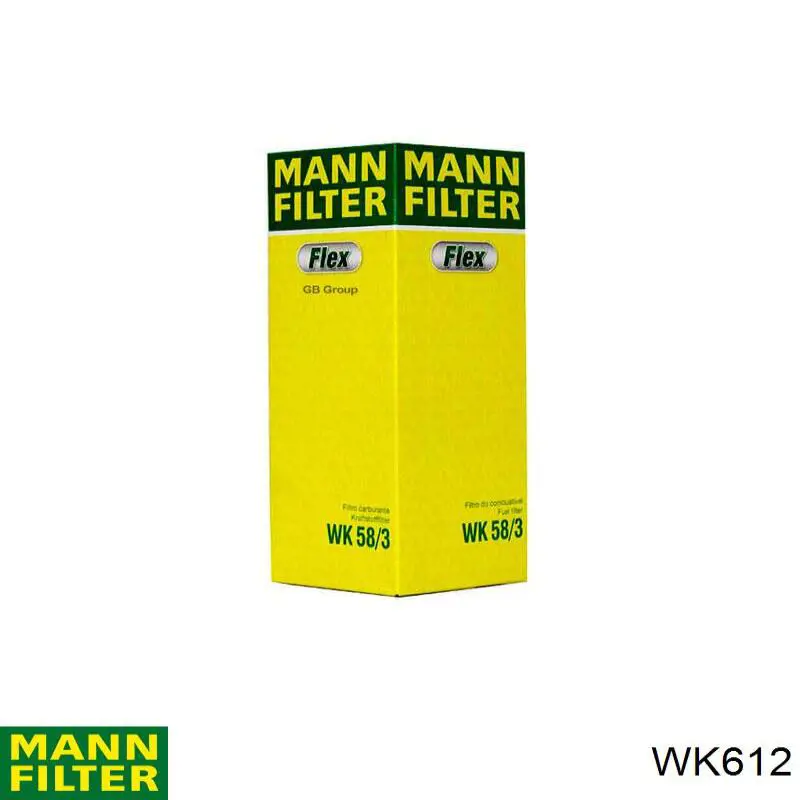 WK612 Mann-Filter топливный фильтр