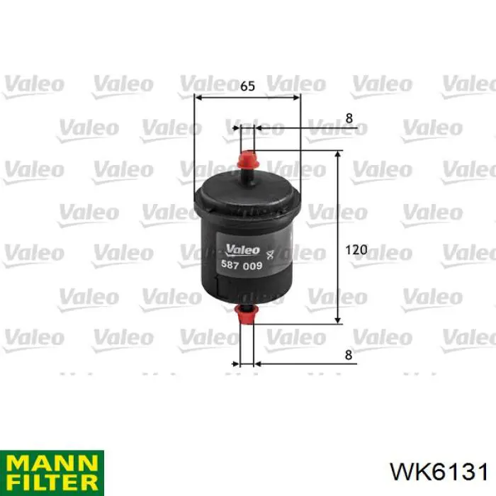 WK6131 Mann-Filter топливный фильтр
