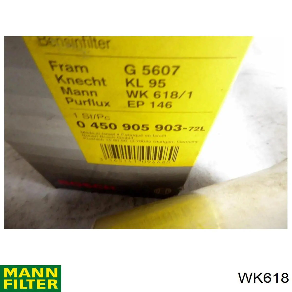 WK618 Mann-Filter топливный фильтр