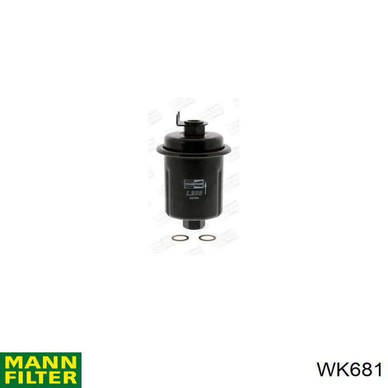 Фильтр топливный Mann-Filter WK681