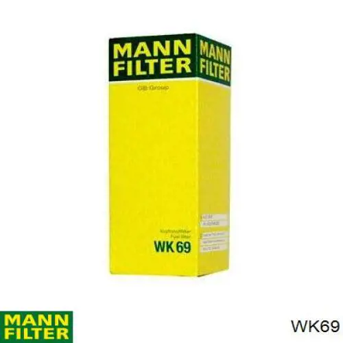 Фильтр тонкой очистки топлива Mann-Filter WK69 цена, от 21.82 USD