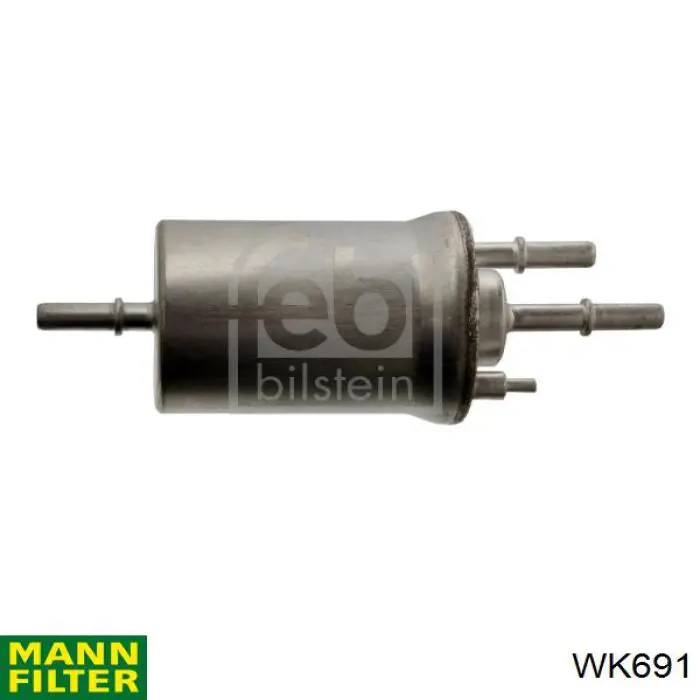 Фильтр тонкой очистки топлива Mann-Filter WK691 цена, от 21.60 USD