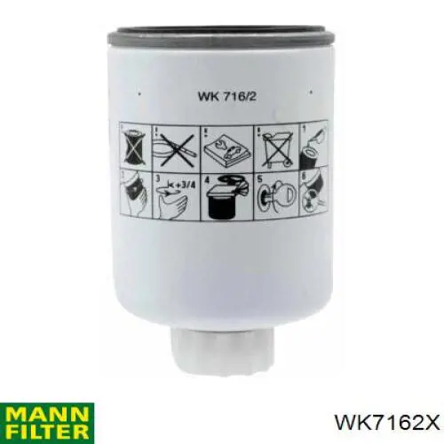 Топливный фильтр WK7162X Mann-Filter