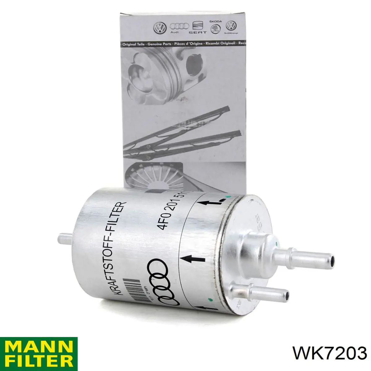 Фильтр тонкой очистки топлива Mann-Filter WK7203 цена, от 24.88 USD