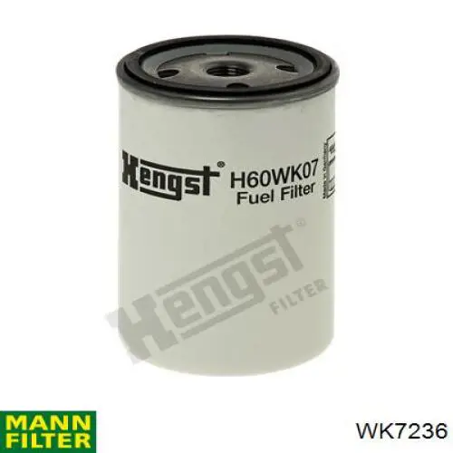Filtro combustible WK7236 Mann-Filter