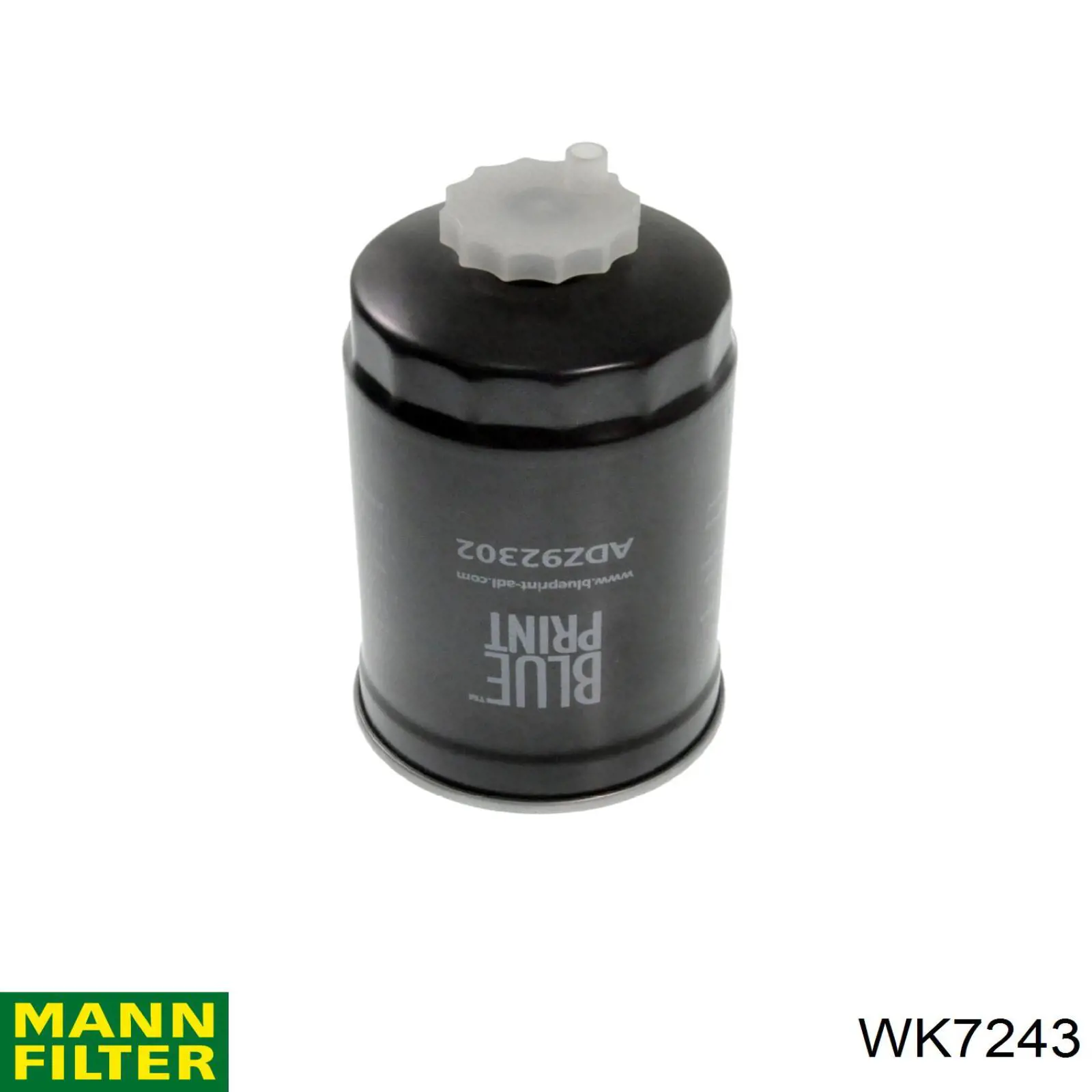 Фильтр тонкой очистки топлива Mann-Filter WK7243 цена, от 4.64 USD