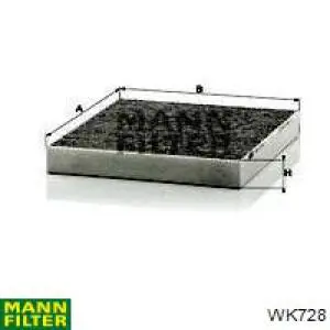 WK728 Mann-Filter Фильтр топлива