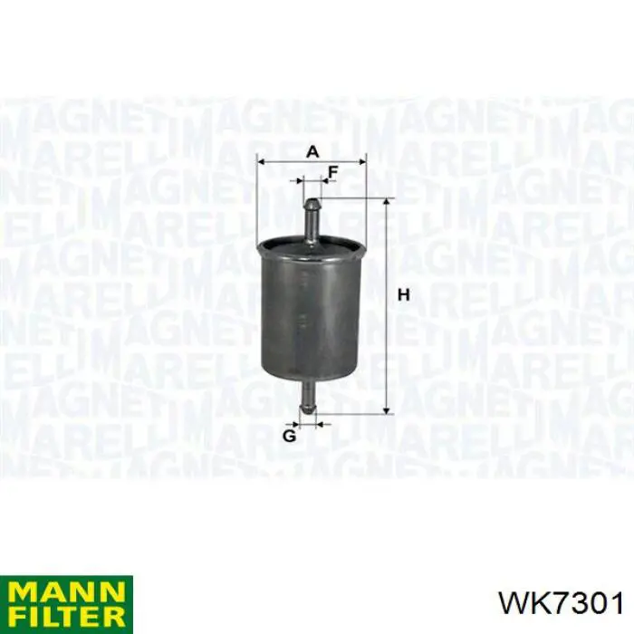 Купить WK7301 Mann-Filter Фильтр-отстойник топлива грубой очистки