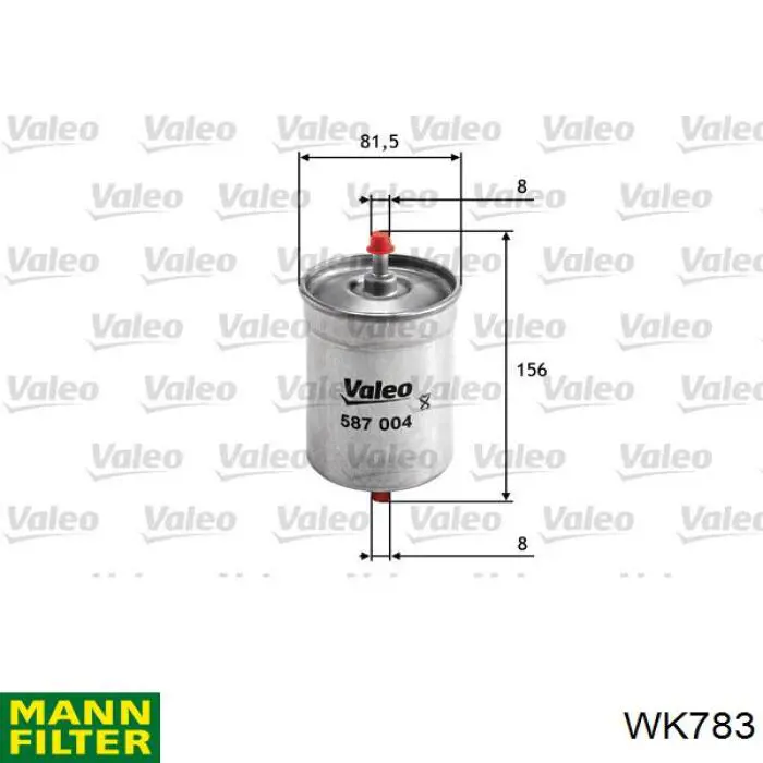 Топливный фильтр WK783 Mann-Filter