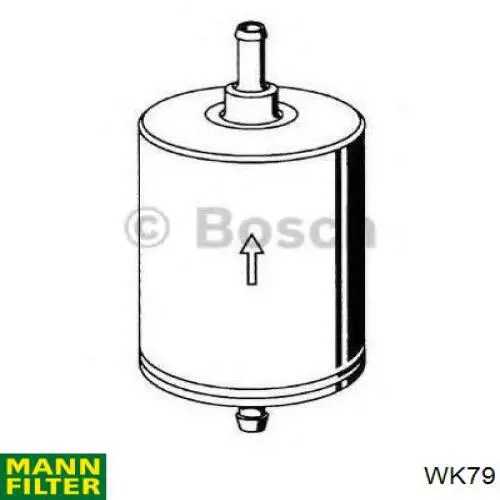 Фильтр тонкой очистки топлива Mann-Filter WK79 цена, от 8.86 USD