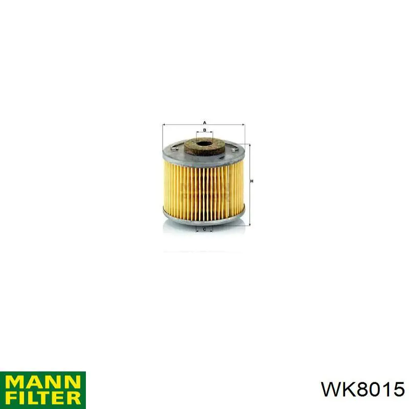 Купить WK8015 Mann-Filter Фильтр-отстойник топлива грубой очистки