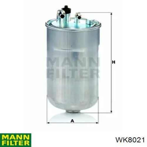 Filtro combustible WK8021 Mann-Filter