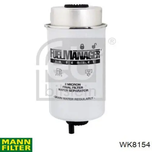 Купить WK8154 Mann-Filter Фильтр-отстойник топлива грубой очистки