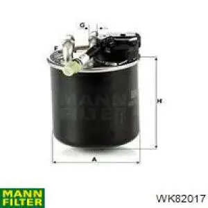 WK82017 Mann-Filter топливный фильтр