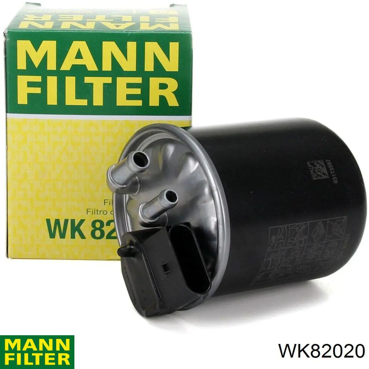 WK82020 Mann-Filter filtro de combustível
