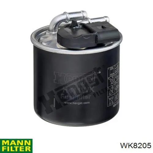 Filtro combustible WK8205 Mann-Filter