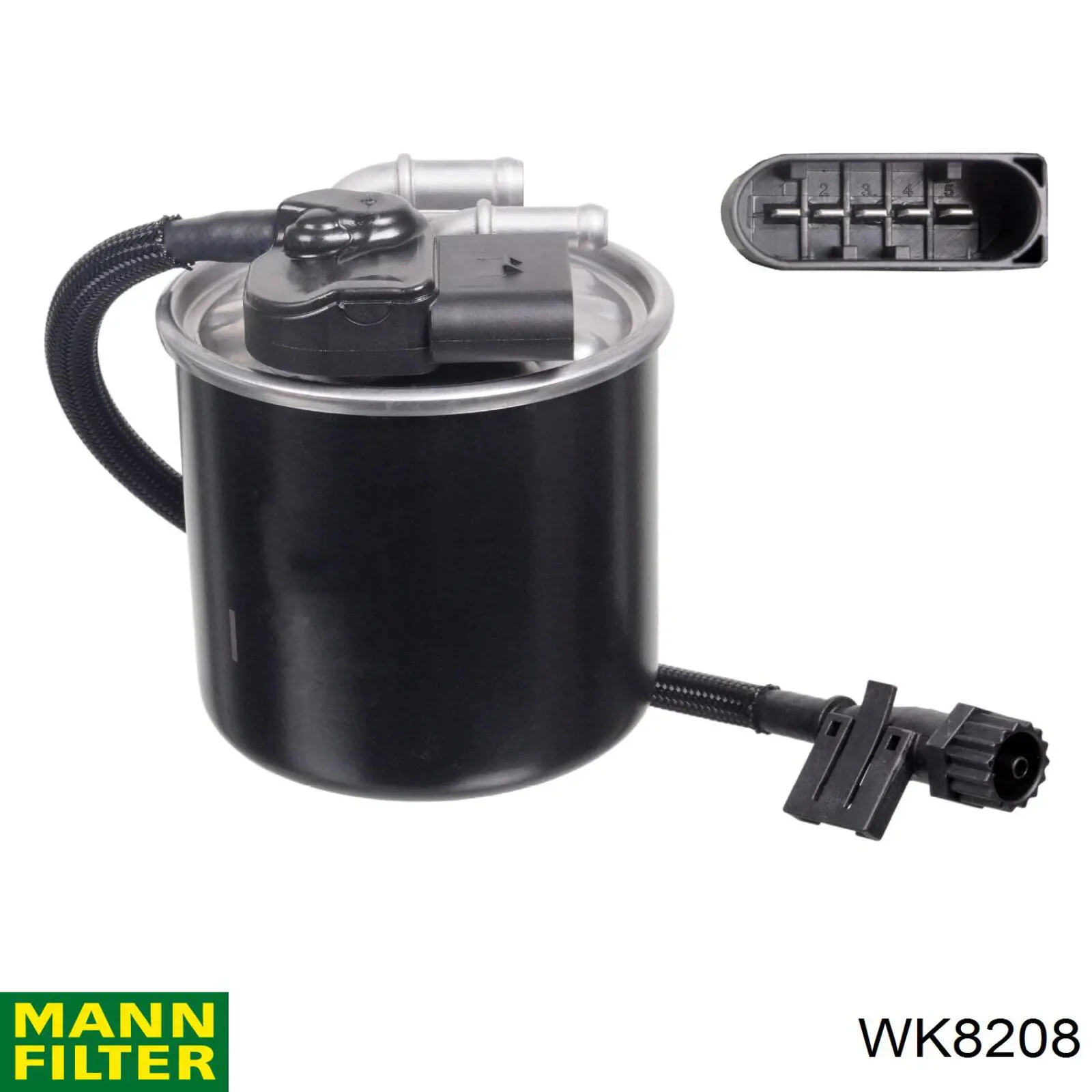 WK8208 Mann-Filter filtro de combustível