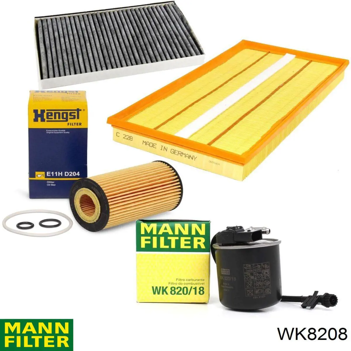 Фильтр тонкой очистки топлива Mann-Filter WK8208 цена, от 68.39 USD