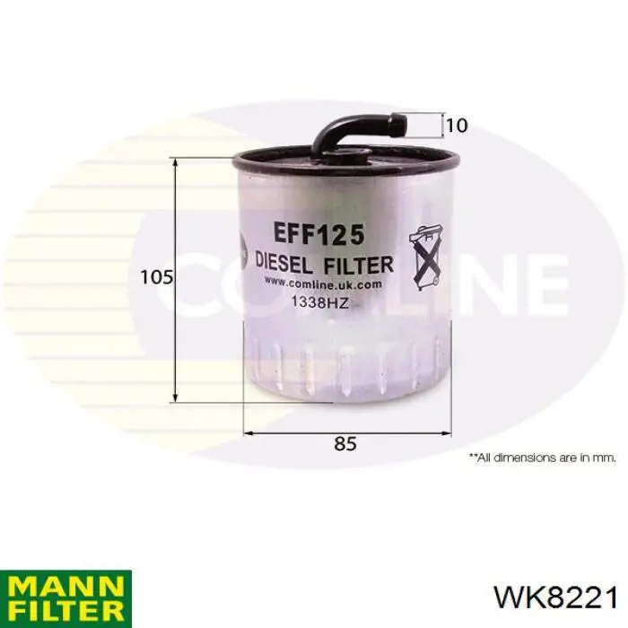 Купить WK8221 Mann-Filter Фильтр-отстойник топлива грубой очистки