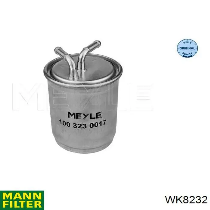 Фильтр тонкой очистки топлива Mann-Filter WK8232 цена, от 24.66 USD