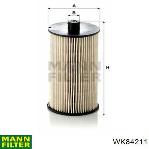 Купить WK84211 Mann-Filter Фильтр-отстойник топлива грубой очистки
