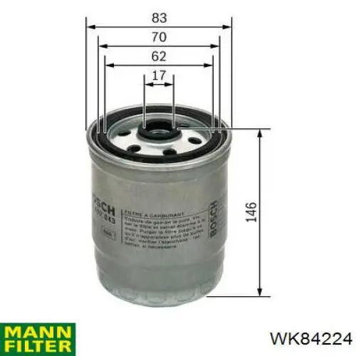 84224KFPCSMS Master-sport Фильтр топлива