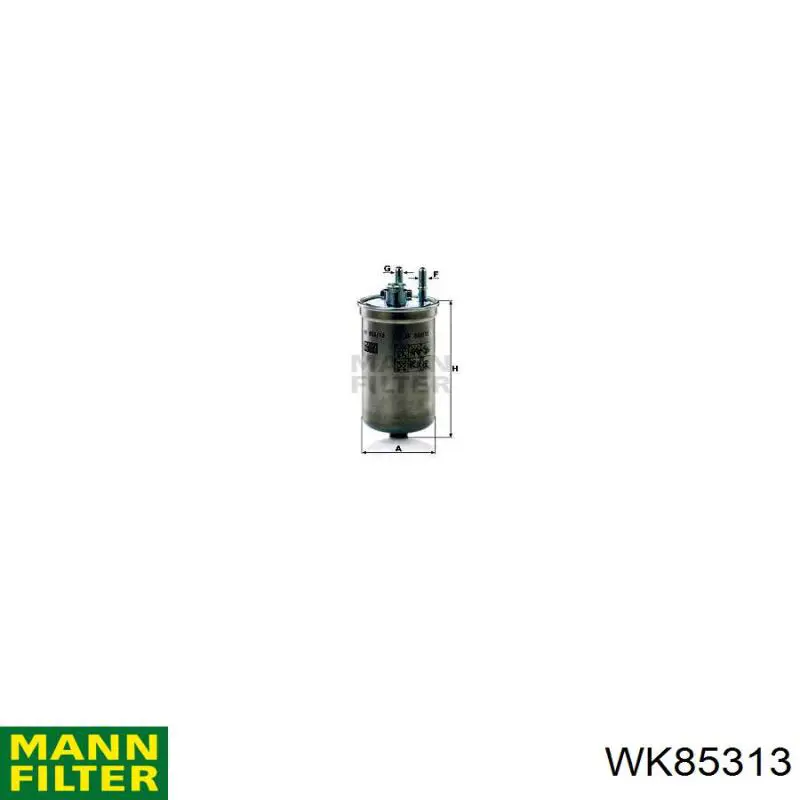 Filtro combustible WK85313 Mann-Filter