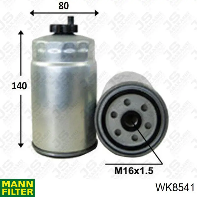 WK8541 Mann-Filter топливный фильтр