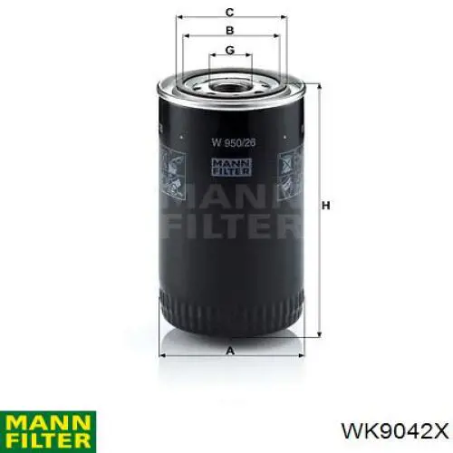 Топливный фильтр WK9042X Mann-Filter