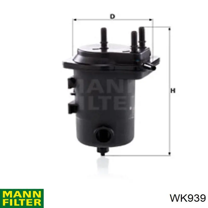 Фильтр топливный Mann-Filter WK939