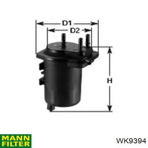 C298 Vasco Filters Фильтр топлива