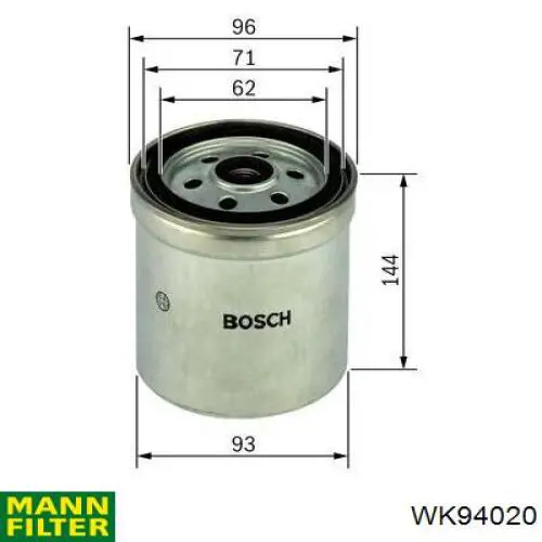 Купить MMF035181 Mando Фильтр-отстойник топлива грубой очистки