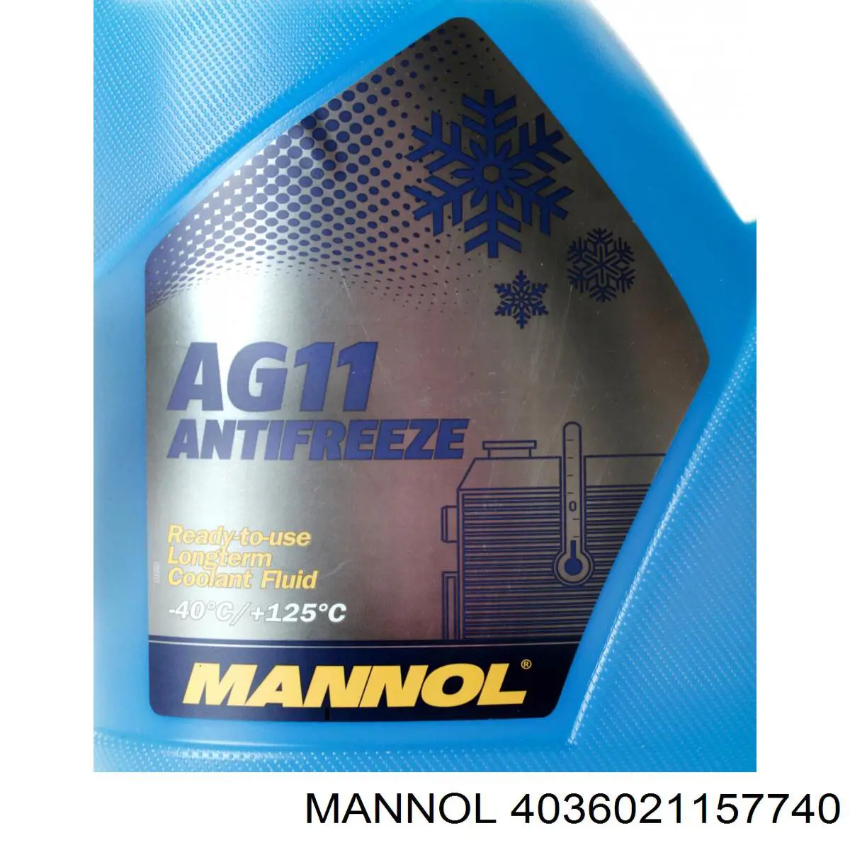 Антифриз Mannol Longterm Antifreeze AG11 -40°C Синий -40 °C 5л (4036021157740)