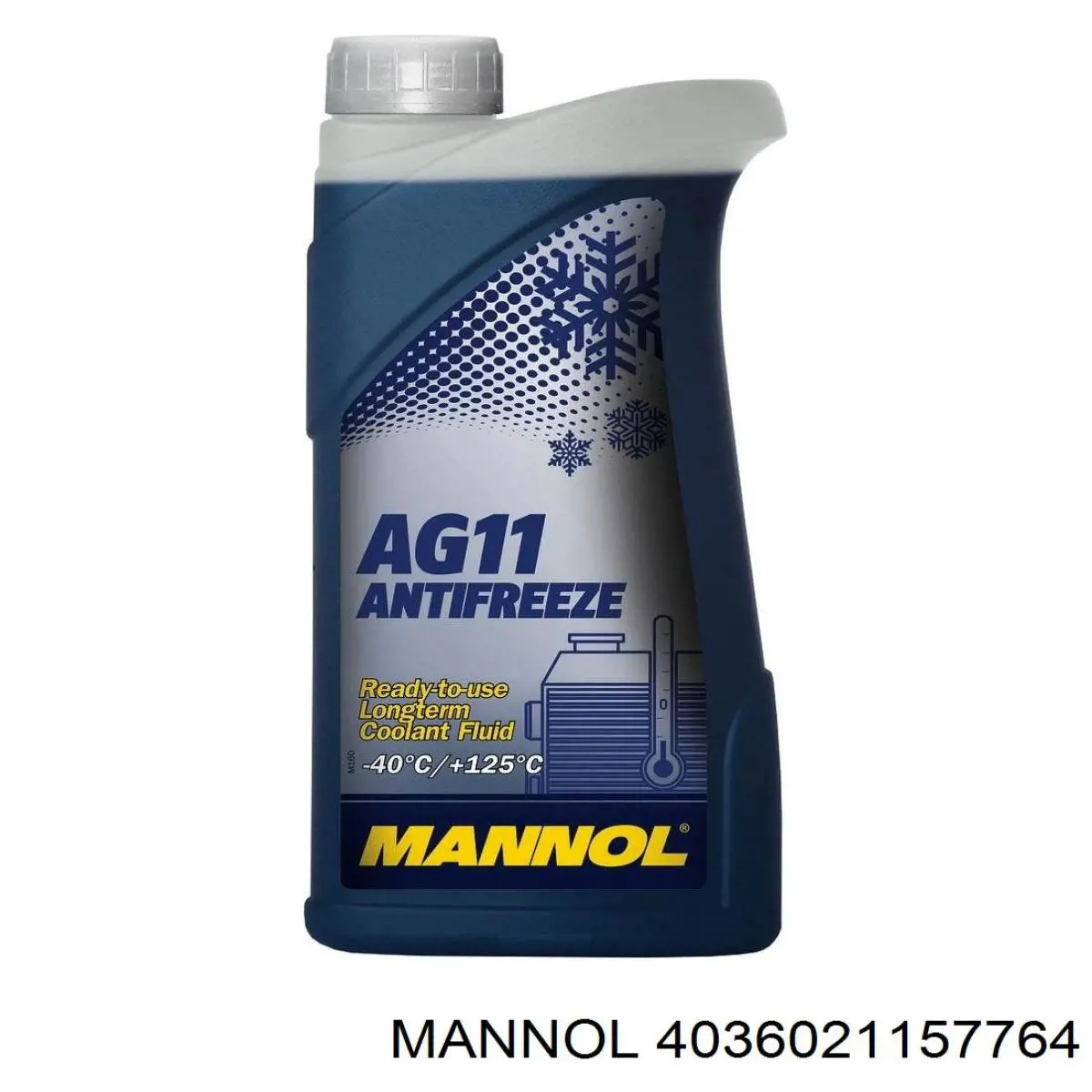 Антифриз Mannol Hightec Antifreeze AG13 -40°C Зелёный -40 °C 5л (4036021157764)