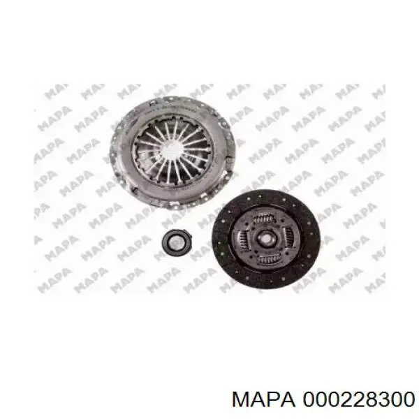 Комплект сцепления (3 части) Mapa 000228300 цена, от 108.53 USD