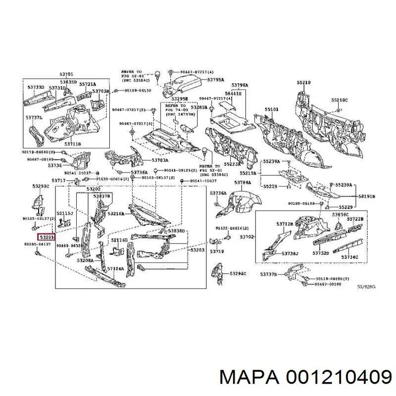 Комплект сцепления (3 части) Mapa 001210409 цена, от 73.58 USD