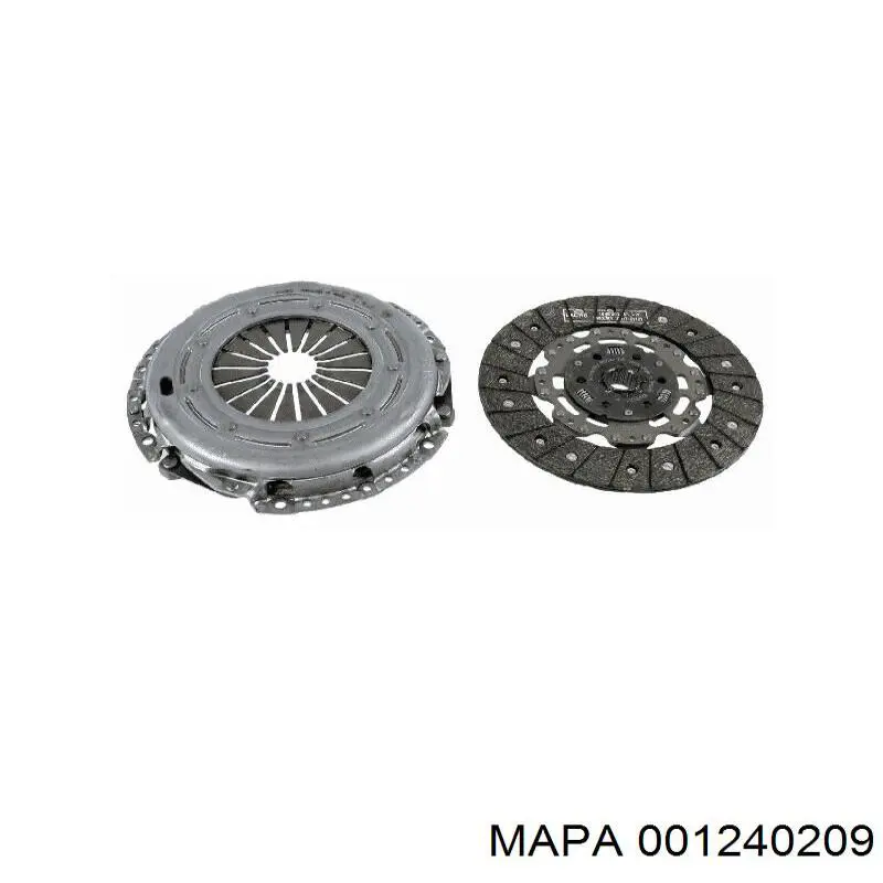 Купить MK10012D Mecarm Комплект сцепления (диск, корзина, подшипник)