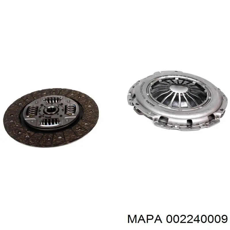 Комплект сцепления (3 части) Mapa 002240009 цена, от 102.21 USD