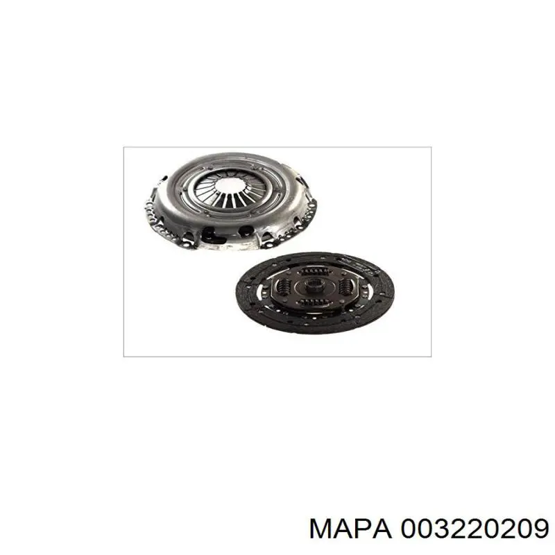 Сцепление 3M517540H1D Ford