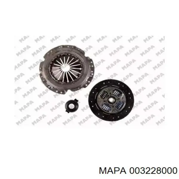 Купить 00002050X6 Peugeot/Citroen Комплект сцепления (диск, корзина, подшипник)